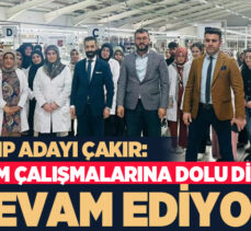 MHP Milletvekili adayı Mehmet Musa Çakır, seçim çalışmalarına ara vermeden devam ediyor.