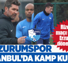 TFF 1. Ligde mücadele eden Erzurumspor FK’da Çaykur Rizespor maçı hazırlıklarına devam ediliyor.