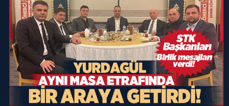 STK Başkanları, MHP Erzurum İl Başkanı Adem Yurdagül’ün iftar programında aynı masada buluştu.