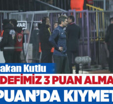 Erzurumspor FK Teknik Direktör Hakan Kutlu, maçın ardından açıklamalarda bulundu!..