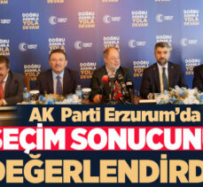 AK Parti Erzurum teşkilatı basın mensuplarıyla bir araya geldi ve genel bir değerlendirme yaptı.