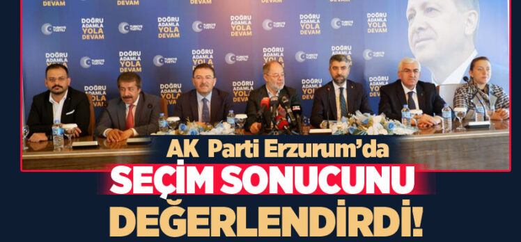 AK Parti Erzurum teşkilatı basın mensuplarıyla bir araya geldi ve genel bir değerlendirme yaptı.
