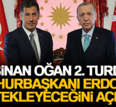 Sinan Oğan: Seçimlerin ikinci turunda Cumhurbaşkanı Recep Tayyip Erdoğan’ı destekleyeceğiz.