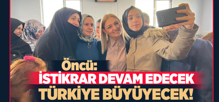 AK Parti Erzurum Milletvekili Adayı Fatma Öncü, Karaçoban İlçesi’ne çıkarma yaptı!….