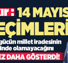 14 Mayıs seçimlerine MHP adayı olarak giren Musa Çakır, sonuçlara ilişkin değerlendirmede bulundu.