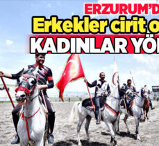 Erzurum’da Yakutiye Belediyesi bünyesinde ata sporu ciriti yaşatmak amacıyla dostluk maçı yapıldı.