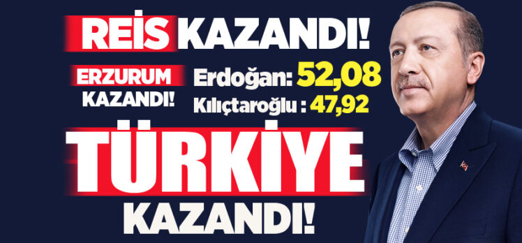 Türkiye’nin Seçiminin ikinci turunda Cumhurbaşkanı Recep Tayyip Erdoğan, tarihi zafer kazandı!
