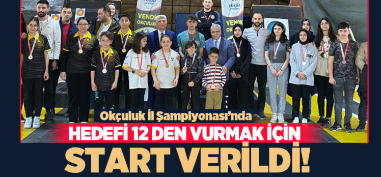 Okul Sporları Okçuluk İl Şampiyonası Erzurum Final Okulları ev sahipliğinde başladı….