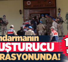 Erzurum’da Jandarmanın düzenlediği operasyonunda gözaltına alınan 25 kişiden 14’ü tutuklandı.