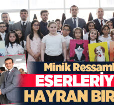 Barbaros Hayrettin Paşa İlkokulu tarafından düzenlenen resim sergisi büyük ilgi gördü.