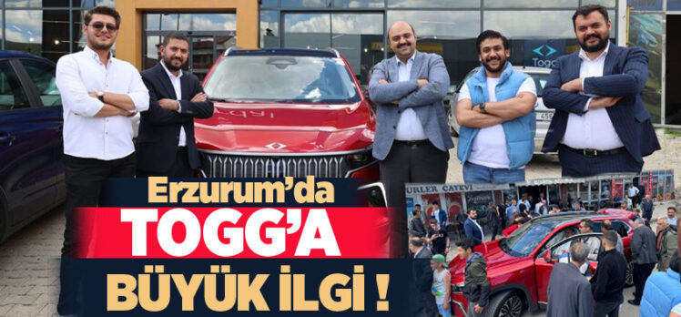 Türkiye’nin yerli ve milli otomobili TOGG’un, Erzurum’da ilk aracı Aziziye ilçesine kısmet oldu.