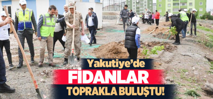 Yakutiye Belediyesi 5-9 Haziran Türkiye Çevre Haftası etkinlikleri kapsamında, fidan dikimi yaptı.
