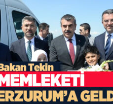  Milli Eğitim Bakanı Yusuf Tekin, bayram ziyaretleri çerçevesinde memleketi Erzurum’a geldi.