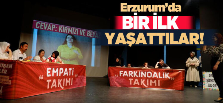  Büyükşehir ve Milli Eğitim Türkiye’de bir ilk olan “İşaret Dili Bilgi Yarışması”düzenledi.