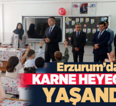 Erzurum’da 2022-2023 eğitim-öğretim yılı bugün öğrencilerin karnelerini alması ile tamamlandı.