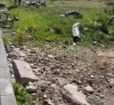 Erzurum’da araç sürücüsü direksiyon başında epilepsi krizi geçirdi, ortalık savaş alanına döndü!