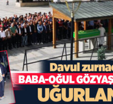Erzincan’da minibüsün devrilmesi sonucu hayatını kaybeden davul zurnacı baba oğul toprağa verildi.