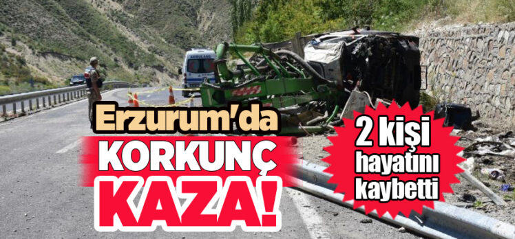 Erzurum’un Tortum ilçesi Aksu Mahallesi’nde meydana gelen trafik kazasında 2 kişi hayatını kaybetti.