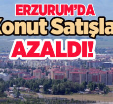 Türkiye genelinde Haziran ayında 83 bin 636 konut satılırken,Erzurum’da 852 konut satışı yapıldı.
