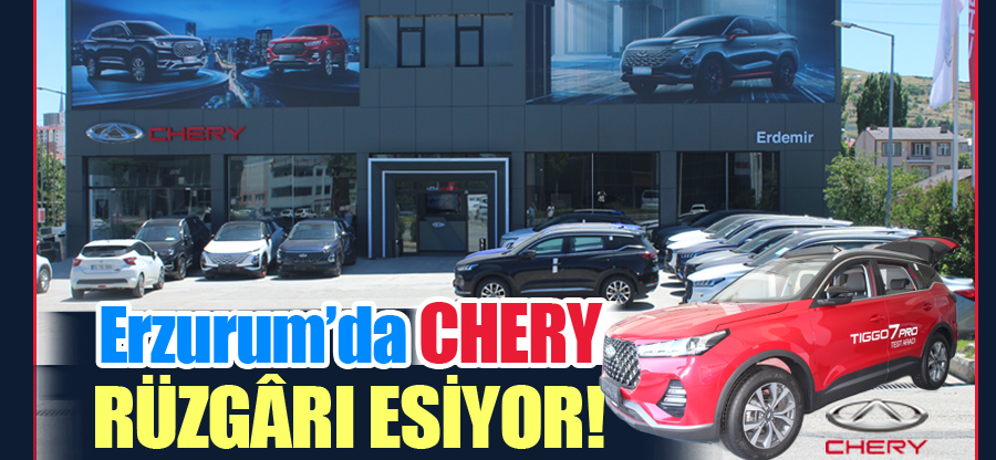 CHERY,3 yeni SUV’ ile (Omoda5, Tiggo7 Pro ve Tiggo8 Pro) Erzurum yollarında büyük ilgi gördü.
