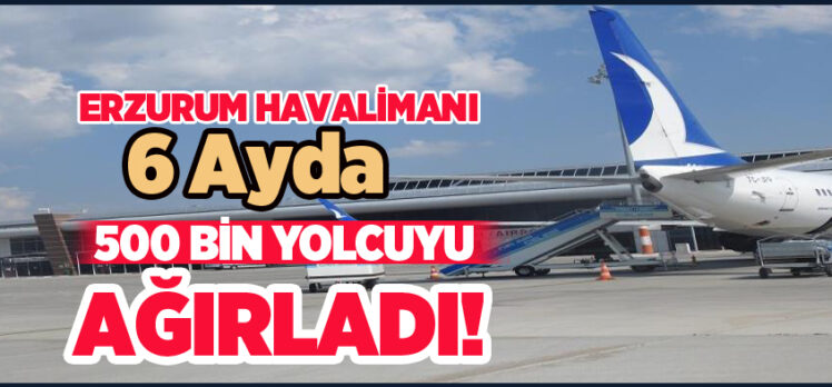 Erzurum Havalimanından gerçekleştirilen uçak seferi sayısı 2023’te  yüzde 10 artış gösterdi.