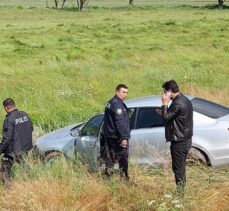Erzurum’da etkili olan sağanak yağış, havalimanı kavşağında trafik kazasına neden oldu.