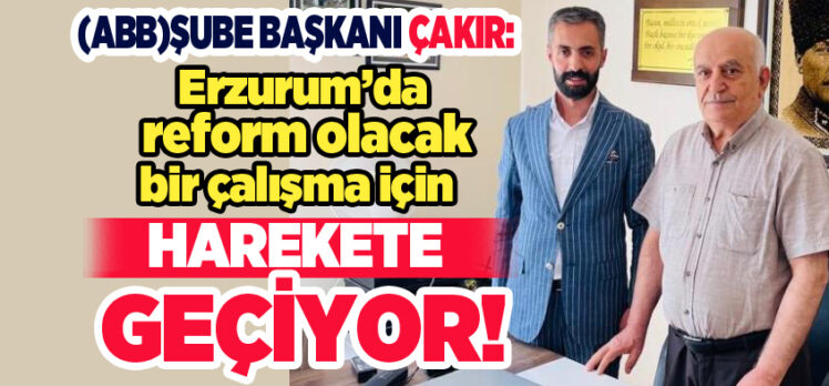 (ABB) Erzurum Şube Başkanı Çakır, medya güven araştırmalarının sonuçlarına dikkat çekti.