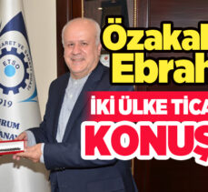 İran İslam Cumhuriyeti Erzurum Başkonsolosu Mohammad Ebrahimi, Özakalın’ı ziyaret etti. 