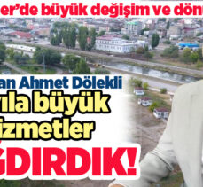 Pasinler Belediye Başkanı Ahmet Dölekli, aradan geçen 4 yıllık sürede yaptığı çalışmalar anlattı.