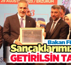 Küçükoğlu, Bakanı Fidan’ın Erzurum gezisinde kendisine Fahri Hemşerilik beraatı verdiklerini belirtti.