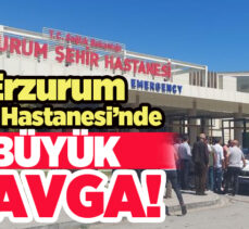 Şehir Hastanesi’nde hasta yakınları ile görevliler arasında yaşanan tartışma kavgaya dönüştü.