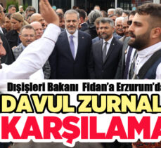 Dışişleri Bakanı Hakan Fidan Baş Bar ekibi eşliğinde Erzurum’da coşkuyla karşılandı!….