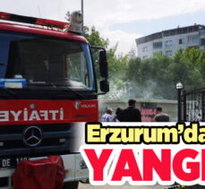 Erzurum Murat Paşa’da bir elektrik trafosunda bilinmeyen nedenden dolayı yangın çıktı.