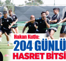 Hakan Kutlu, taraftarlarından uzakta oynanan maç serisinin bu hafta bitmesini umduklarını söyledi.