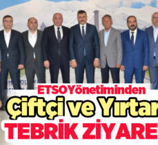 ETSO Başkanı ve Yönetimi  “Vali Çiftçi ile Emniyet Müdürü Yırtar’a tebrik ziyaretinde bulundu.”