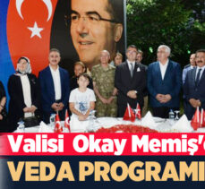 AFAD Başkanlığına atanan Erzurum Eski Valisi Okay Memiş’e veda programı düzenlendi!…..