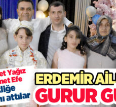 Erzurum’un saygın ailelerinden biri olan Erdemir ailesinde Pazar günü sünnet sevinci yaşandı.
