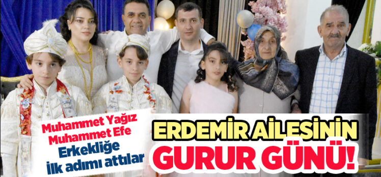 Erzurum’un saygın ailelerinden biri olan Erdemir ailesinde Pazar günü sünnet sevinci yaşandı.