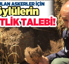 Erzurum’un Narman Çimenli Mahallesi sakinleri askerler için bir şehitlik yapılmasını istiyor.