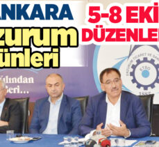 Erzurum Günleri, bu yıl Ankara Altınpark Anfa Fuar ve Gösteri Merkezi’nde düzenlenecek.