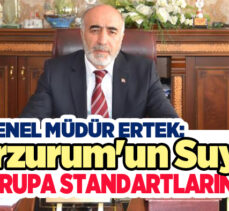 Erzurum Su ve Kanalizasyon İdaresi (ESKİ) Genel Müdürü Remzi Ertek, yazılı bir açıklama yaptı.