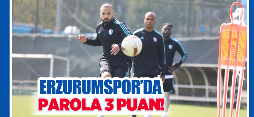 Erzurumspor, hafta sonu deplasmanda oynayacağı Adanaspor maçı hazırlıklarını sürdürüyor.