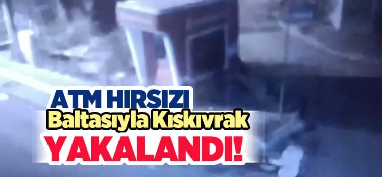 Erzurum’da bir bankanın ATM’sinden hırsızlık yapmak isteyen şahıs kıskıvrak yakalandı.