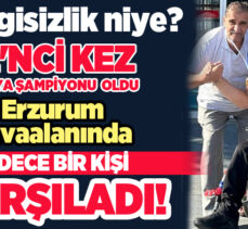 Avatar lakaplı Dünya Bilek Şampiyonu Erzurumlu Milli Sporcu yetkililerden ilgi bekliyor!…