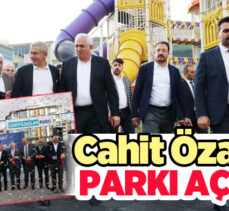 Aziziye Belediyesi tarafından yaptırılan Cahit Özaslan Parkı düzenlenen törenle hizmete açıldı.