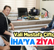 Erzurum Valisi Mustafa Çiftçi, İhlas Haber Ajansı Erzurum Bölge Müdürlüğü’nü ziyaret etti.