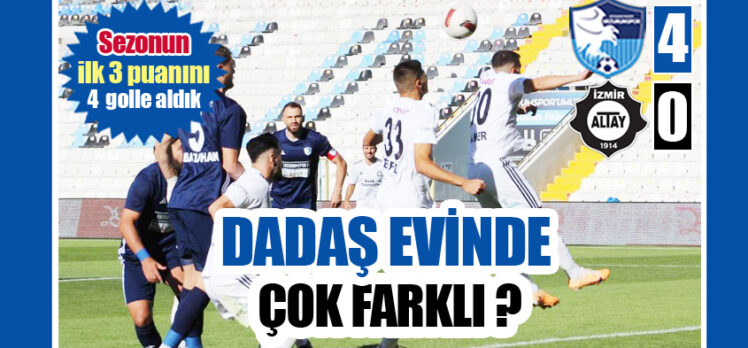 Erzurum Kazım Karabekir Stadyumu’nda oynanan müsabakayı Dadaş 4-0  kazandı.