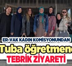 Erzurum Kalkınma Vakfı kadın komisyonundan Tuba Dumlu Güler öğretmene tebrik ziyareti!
