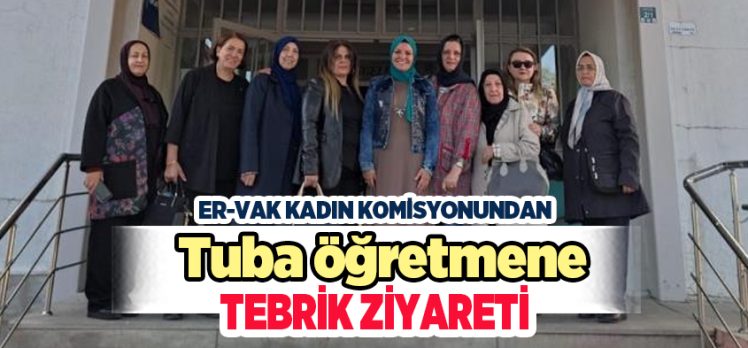 Erzurum Kalkınma Vakfı kadın komisyonundan Tuba Dumlu Güler öğretmene tebrik ziyareti!