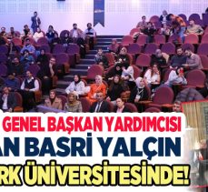 AK Parti Genel Başkan Yardımcısı Prof. Dr. Hasan Basri Yalçın, Rektör Çomaklı’nın misafiri oldu.
